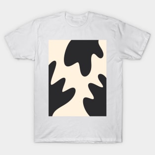 Abstract monochrome shapes 4 T-Shirt